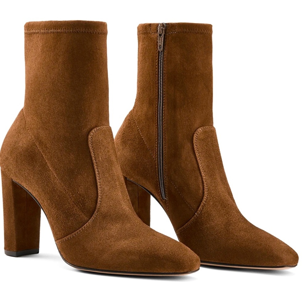 Inez Paz in color rye suede , standard 37.5